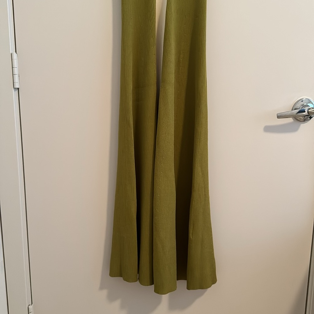 SANDRO Knit Maxi Dress with Front Slit - Picture 3 of 10